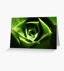 the green beauty Greeting Card