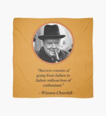 Winston Churchill Zitat Tücher Redbubble