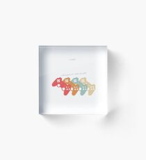 Gamer Funny I love my mom Acrylic Block