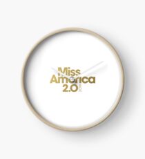 Miss America 2.0 (Gold) Clock