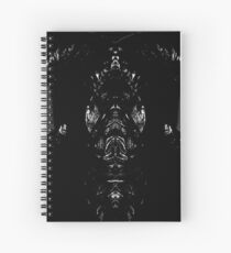 Horned Symmetric Skull Spiral Notebook
