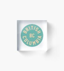 British Columbia - Canada Acrylic Block