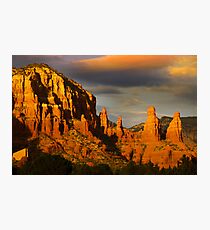Red rock hills in Sedona Photographic Print