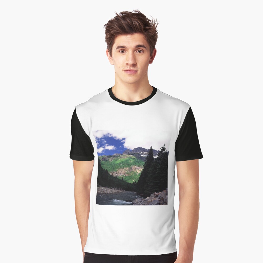 McDonald Creek, Going-to-the-Sun Road, Glacier N.P. Graphic T-Shirt