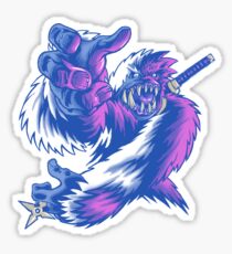 Just the Ninja Yeti Sticker