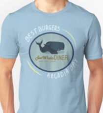 Two Whales Diner Tee (lighter) Unisex T-Shirt