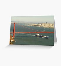 San Fransico Bridge Greeting Card