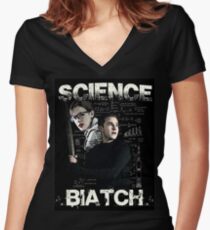 Science Biatch! // AOS // Fitzsimmons Fitted V-Neck T-Shirt