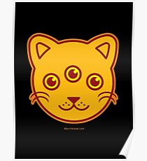 3 Augen Kitty Poster