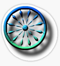 #blue, #rim, #alloywheel, #circle, #symbol, shape, design, illustration, art, direction, separation, navigational compass, glass - material, square Sticker