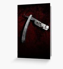 Tarjeta de felicitación Sweeney Todd
