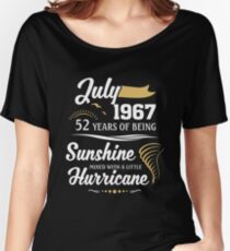 July 1967 Sunshine Mixed With A Little Hurricane Relaxed Fit T-Shirt