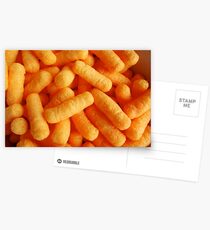 cheesy puffs Postcards