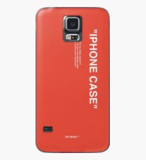 Off-White Red IPhone Case Case/Skin for Samsung Galaxy