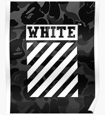 Off-White Bape Camo Poster