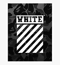 Lámina fotográfica Camuflaje blanco roto