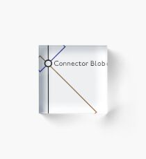 Connector Blob Acrylic Block