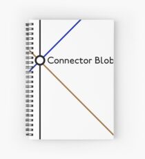 Connector Blob Spiral Notebook
