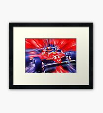 Canadian Race Legend Gilles Villeneuve Framed Print