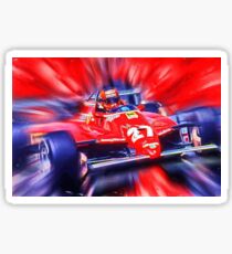 Canadian Race Legend Gilles Villeneuve Sticker