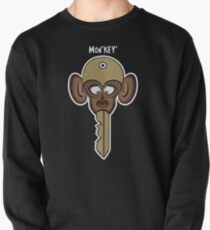 Mon'key' Funny Monkey Cartoon Illustration Pullover