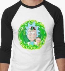 Rick and Morthy Baseball ¾ Sleeve T-Shirt