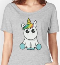 ★ Kawaii Unicorn Women's Relaxed Fit T-Shirt