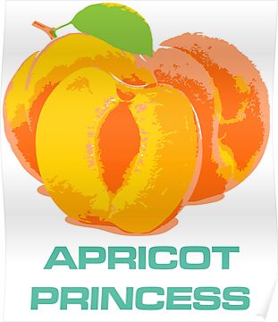 apricot princess artwork logo Poster