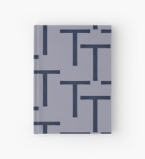 Nebelfleck-Buchstabe-T-Monogramm Notizbuch