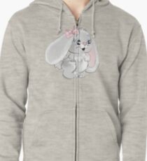 Hase Hoodie mit Reißverschluss