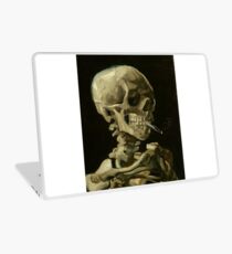 Vincent Van Gogh smoking skeleton Laptop Skin