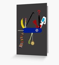 Swiss Doctor Knife Greeting Card