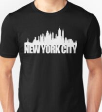 NYC Skyline - white Unisex T-Shirt