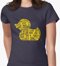 Mulaney duck Women's Fitted T-Shirt