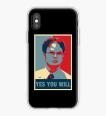 Vinilo o funda para iPhone Dwight K. Schrute: Sí, lo harás