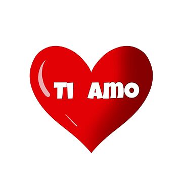 Ti amo ,Valentine’s heart shape,love design | Greeting Card