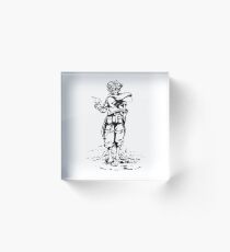 Sora Back and White Acrylic Block