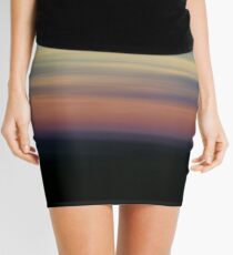 Abstract Sunset Mini Skirt