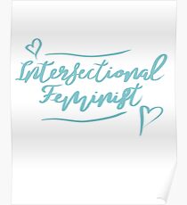 intersektionale Feministin Poster