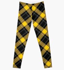 Yellow Plaid Leggings