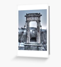 The 'Shakin Brig' Cross With Care! Greeting Card
