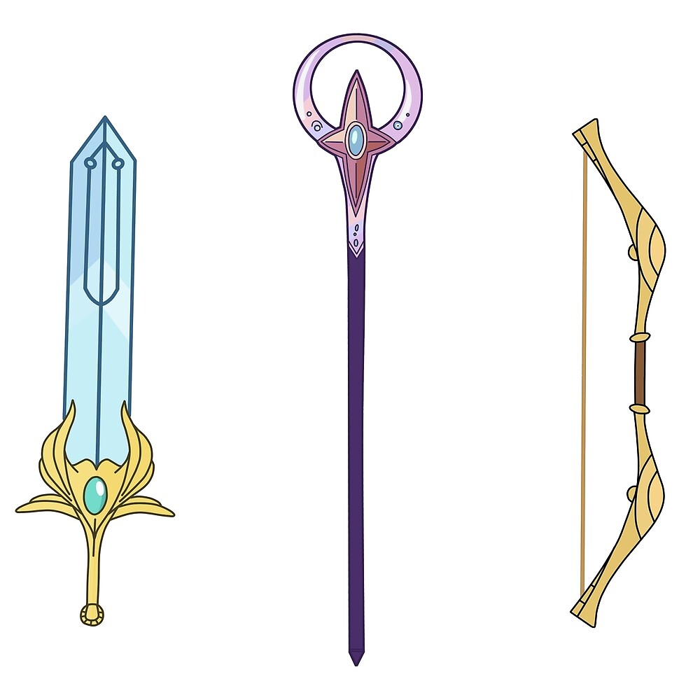 she-ra best friend squad weapons