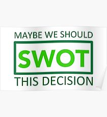 silicon valley swot green Poster