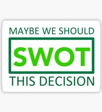 silicon valley swot green Sticker