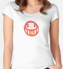 kawaii daruma - fuku T-shirt échancré