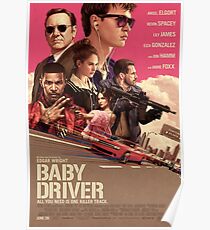 Baby Driver Movie Poster Poster
