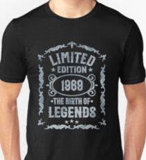 Born 1969 - Legends Birthday T-Shirt Unisex T-Shirt