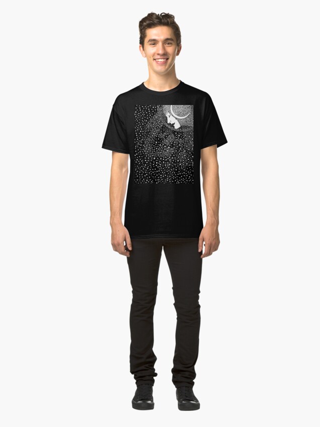 Alternate view of Lady of the Night - white Classic T-Shirt