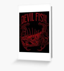 Devilfish fish Greeting Card