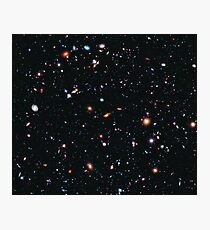 Lámina fotográfica Imagen de campo profundo extremo del Hubble del espacio exterior